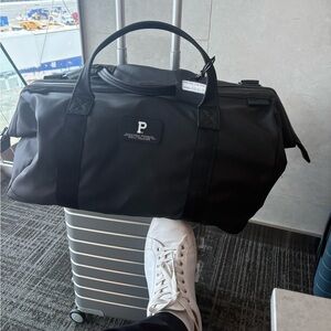 Black Travel Duffel Bag